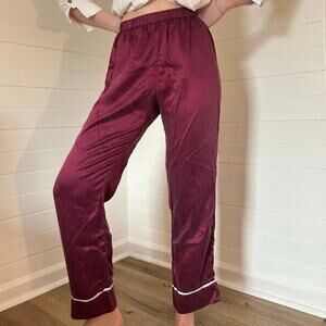 MYK 100% mulberry silk pajama pants size medium